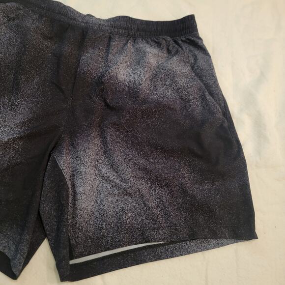 Lululemon Pace Breaker Short Linerless 7" Ocean Spray Ice Grey Black XL M7AB0S - Picture 5 of 12